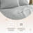 Whisper Organic Certified Organic Full Flat Sheet Only - 100% Organic Cotton Sheets With Luxurious Soft And Breathable 300 Thread Count Sateen Weave Finish - Gots & Fairtrade Certified (Shore, Full)-117442431-117442418