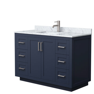 Miranda 48" Freestanding Single Bathroom Vanity with Marble Top