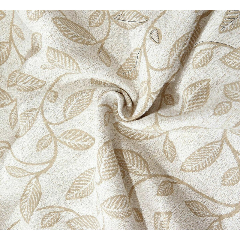 Lippert Room Darkening Curtain Pair, Beige, 228cm Width x 183cm Drop