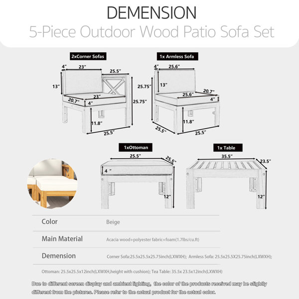 Dimensions du produit