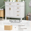 Meuble-lavabo moderne 36 "avec lavabo en céramique-1961330628