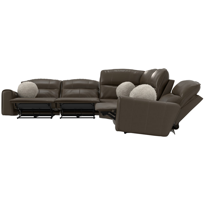 Canapé modulaire 5 pièces Stanelli - 3 sièges inclinables