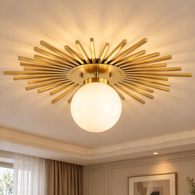  Plafonnier encastré moderne à 1 lumière GlowCraft