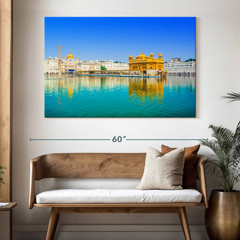 Nicci Asia Amritsar Golden Temple, H 34 po x l 51 po