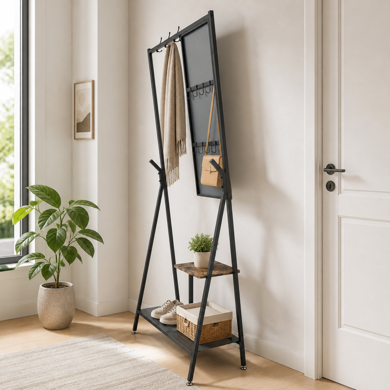 Arbre d'entrée multifonctionnel avec miroir