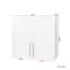Armoire de rangement murale Aether, armoire blanche-1559586982