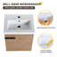 Ensemble de meuble-lavabo simple mural 18 "Aether-1474960924