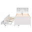 Lit plateforme avec tête de lit, USB, lit gigogne simple et 3 tiroirs-121066457-121066456