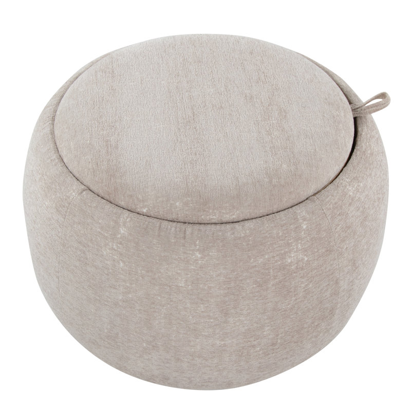 Repose-pieds Tray, Brun clair