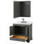 Ensemble de meuble-lavabo simple 36 "avec miroir Deborah-40065103-80200777