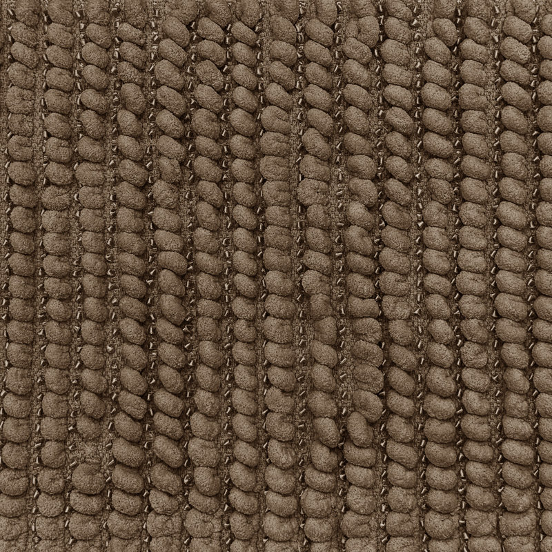 Moonya Rectangle Sparkle Bobble Bath Mat, Mocha