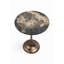 Table d'appoint en bois pétrifié fossilisé
