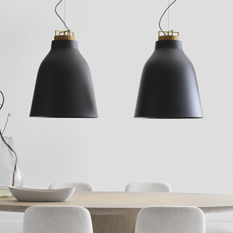 Forge 1 - Light LED Pendant, 31.9" H x 26" W x 26" D, Nightshade Black