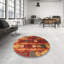 Tapis abstrait beige / rouge-1622732973
