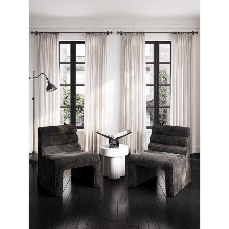 Nami Black Accent Chair