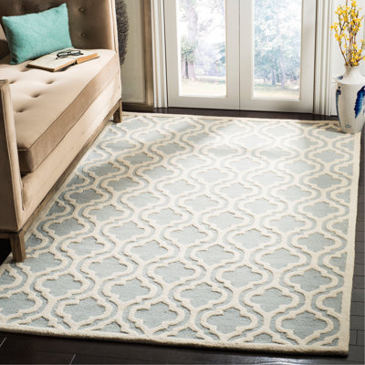 Cannen Hand Tufted Wool Geometric Rug
