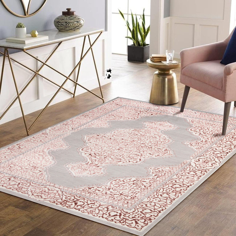 Borach Floral Area Rug, Rectangle 120 x 170cm