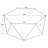 Natural Hexagonal Top Coffee Table