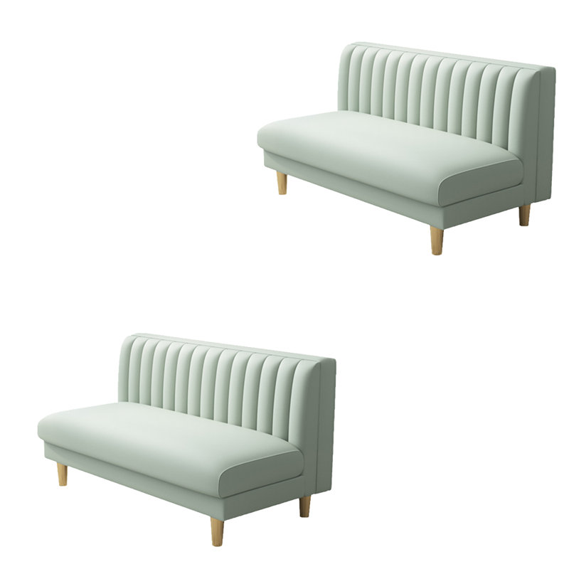 Modern simple cafe benches, Light Green