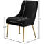Chaise d'appoint rembourrée en velours Owen-32926665