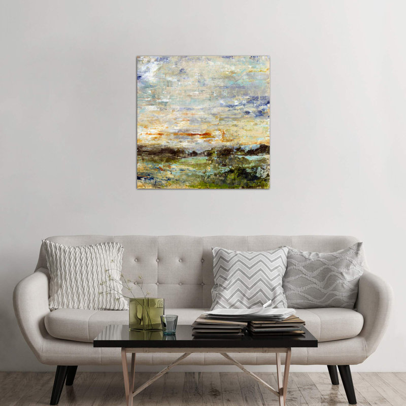 Hillside View by Julian Spencer - Wrapped Canvas Painting, 66.04 cm H x 66.04 cm W x 1.91 cm D