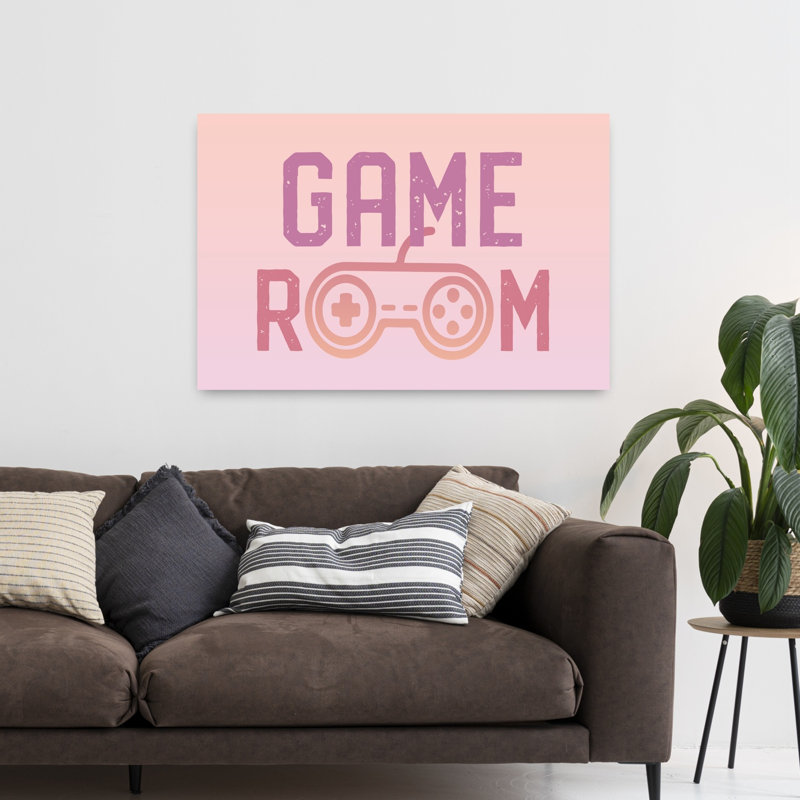 Girly, salle de jeux, art abstrait contemporain, H 48 po x l 32 po