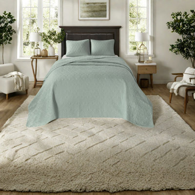 Comfortable Reversible Bedding Sets Cotton Material Cottage Style For Home Use