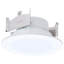 8W 4 Inch LED Downlight Retrofit 27K/30K/35K/40K/50K CCT Selectable Flat Wafer Round