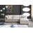 Atis Velvet L-Shaped Sectional Reversible-476492541