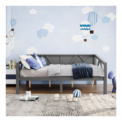 Lit de jour double, gris