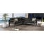 Outdoor V-Shaped Aluminum Sectional Sofa Set