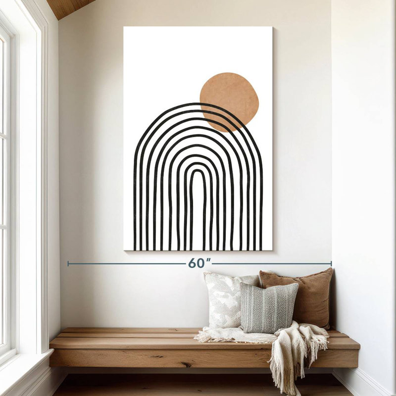 Avery Boho Mid-Century Arches, 51" H x 34" W