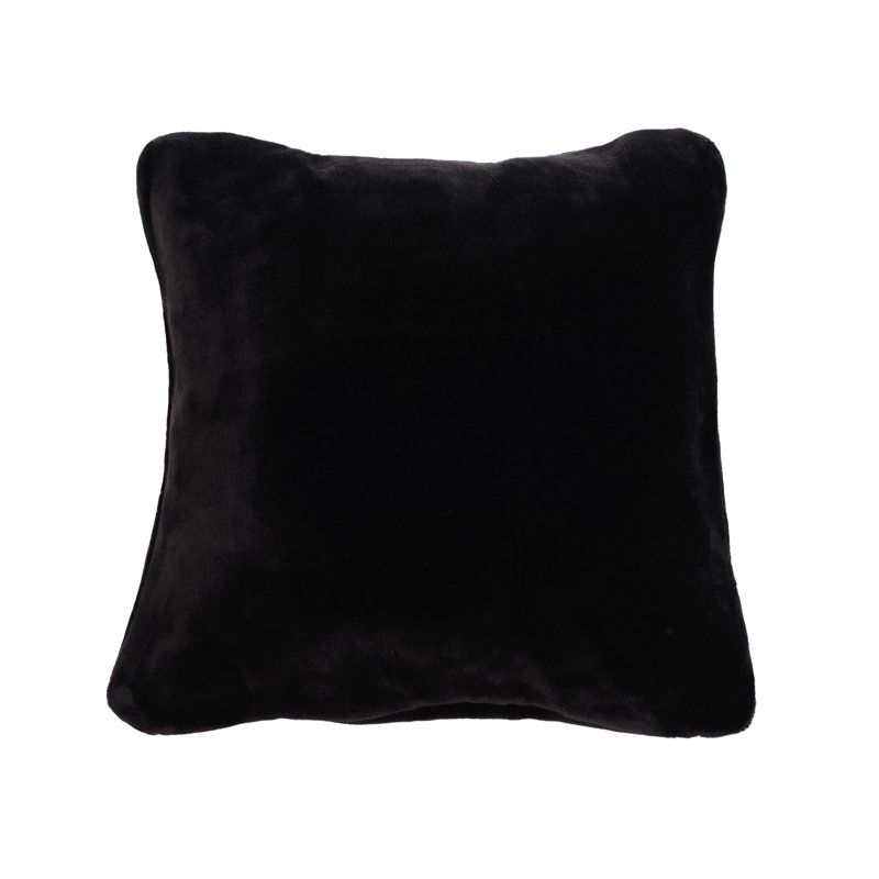 Cashmere Feeling Square Cushion, Black
