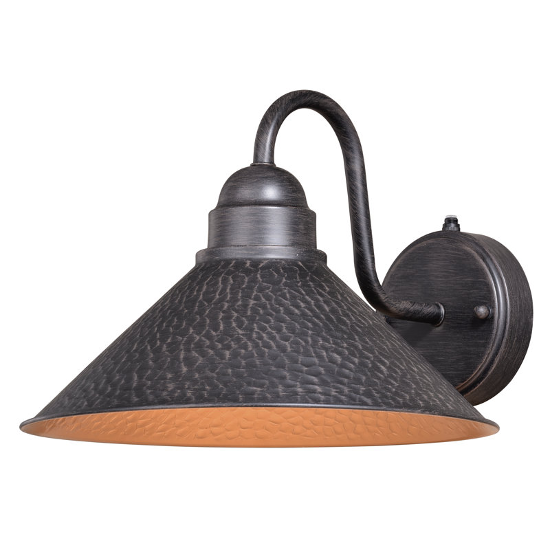 Luminaire de grange d'extérieur avec crépuscule à l'aube Callery, H 9 po x l 12 po x P 14 po