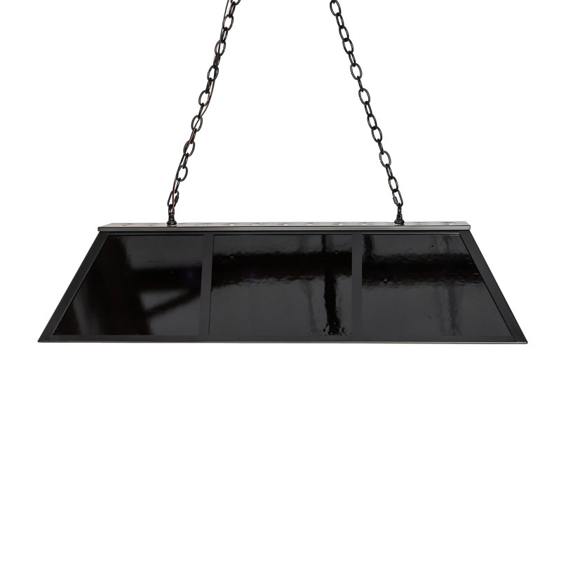 48" Long Laquer Oblong Pendant