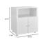 Mobile File Cabinet with Doors & Lock, Heavy Duty Rolling Printer Stand - Metal Storage Cabinet with Adjustable Shelf, Under Desk Organizer for Home Office-313451490