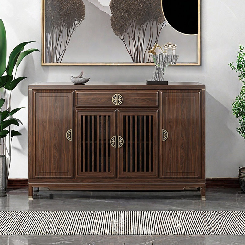 Modern Chinese Ebony Sideboard
