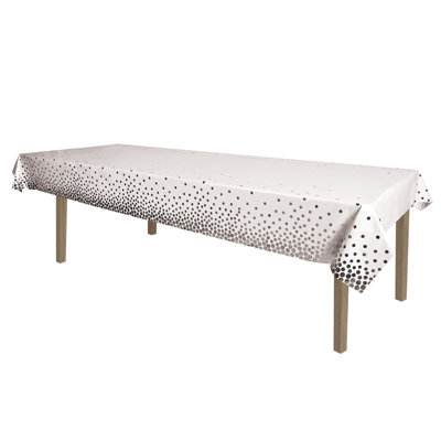 Nappe métallique à pois