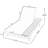 Lounge Chaise Set, Space Available On One Side, Acacia Wood With Water-Resistant Lounge Cushions (2 Inch Thick)