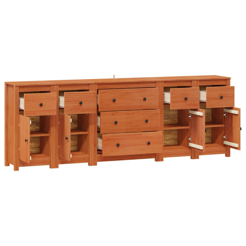 226 cm W Solid Wood Sideboard