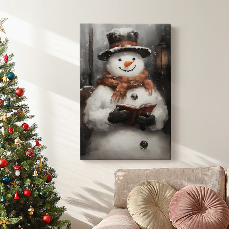 Art des Fêtes de Noël - Toile tendue avec châssis - Série 2-CXLII, H 36 po x l 24 po