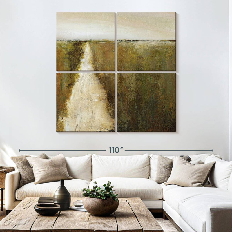 Road Home, 74" H x 74" W