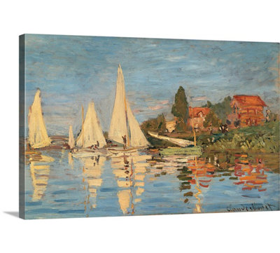 Claude " Regatta At Argenteuil, Monet Claude, 1872. Musee D " by Claude Monet