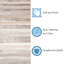 Tapis beige en polyester tissé à la machine-88348385