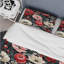 Ensemble de housse de couette Vintage Pink Poppy Flourish Gardens-1424359580