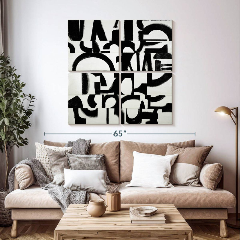 Prosperous Elements I, 45" H x 45" W