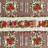 Christmas Poinsettias Leaves Bells Snowflakes Winter Xmas Round Placemats Set Of 4 Table Mats For Party Home Kitchen Dining Table Decorations