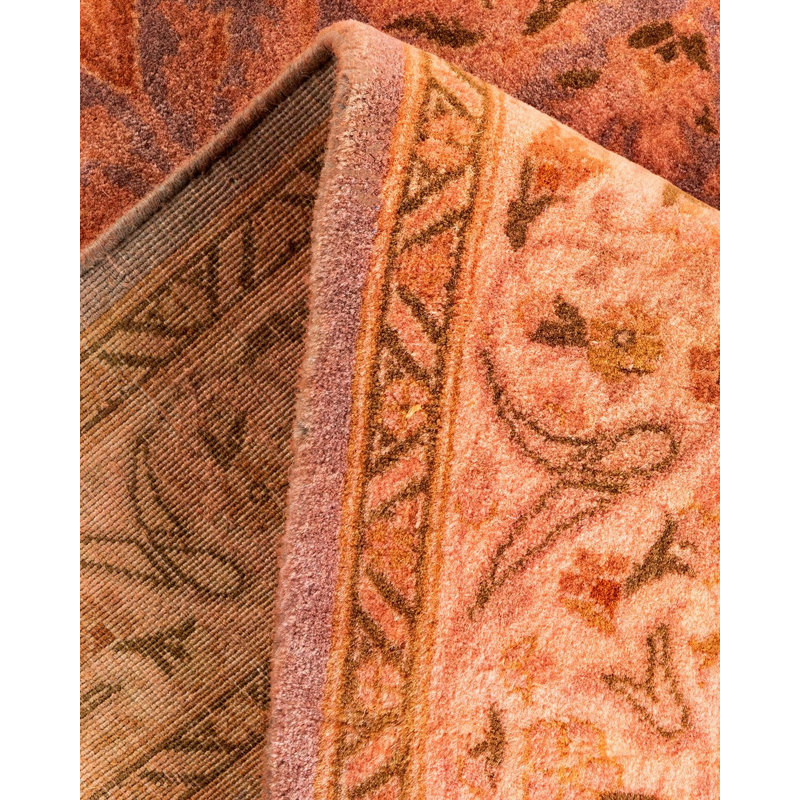 Tapis unique noué à la main Chimel - gris