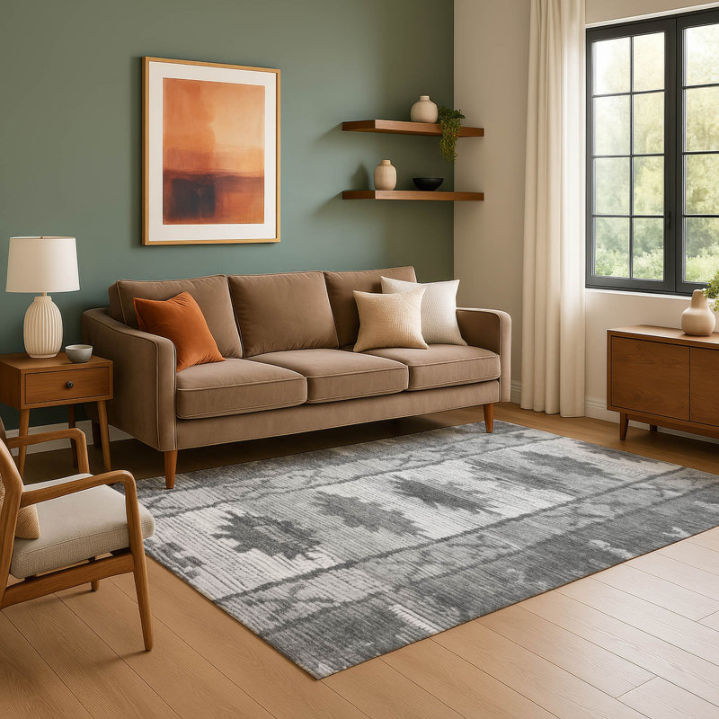 Premium Machine Washable Mayfield AMF1946 Tribal Rug, Rectangle 10' x 14'