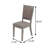 60.4" W 6-PCS DINING SET, RUSTIC GREY